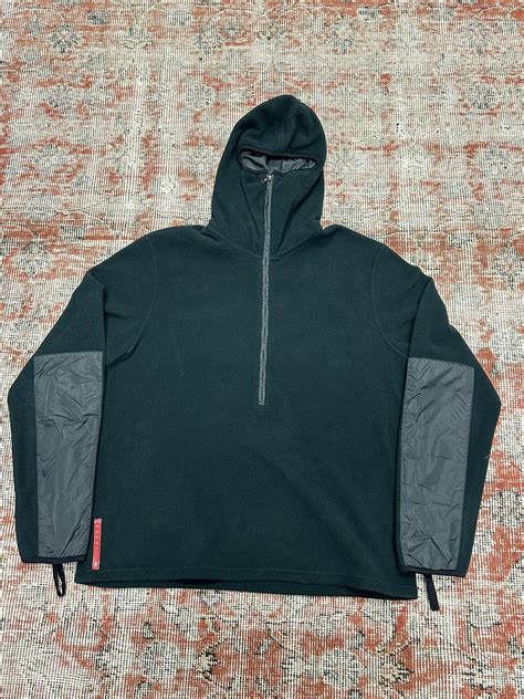 prada ninja fleeced|Prada fleece sweatshirt.